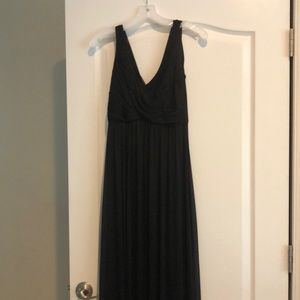 David’s Bridal long classy gown.